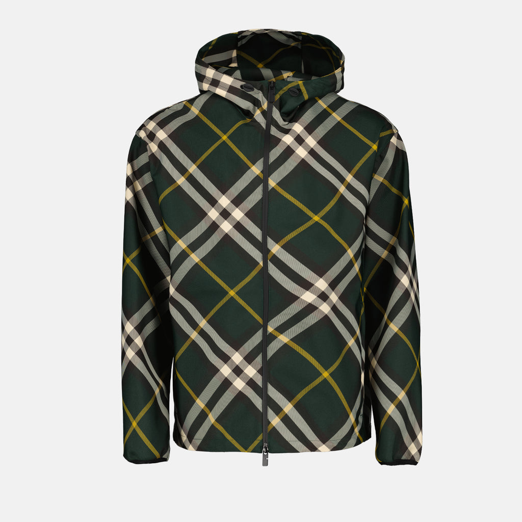 Vestes Coupe-vent à carreaux EKD Burberry Vert Homme