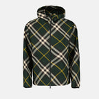 Vestes Coupe-vent à carreaux EKD Burberry Vert Homme