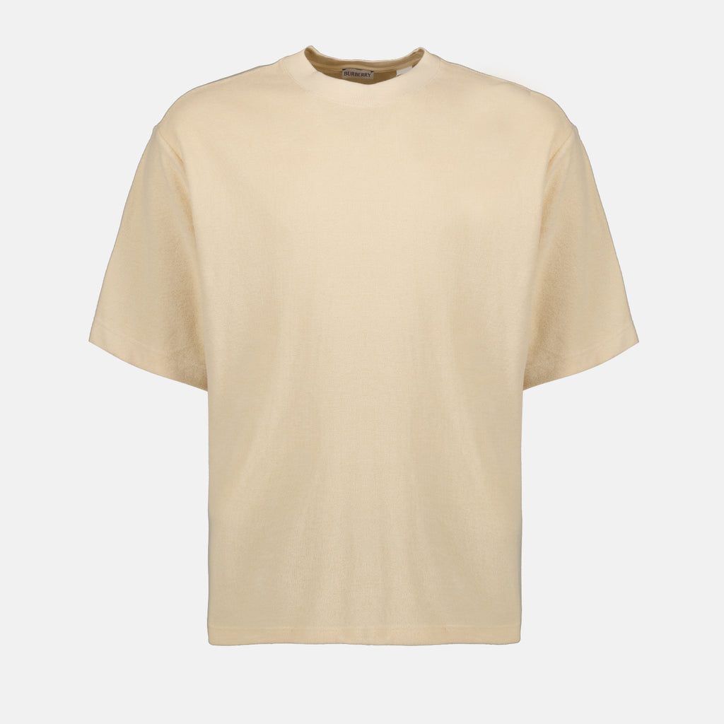 Camisetas T-shirt cavalier Burberry Bege Homme