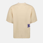 Camisetas T-shirt cavalier Burberry Bege Homme
