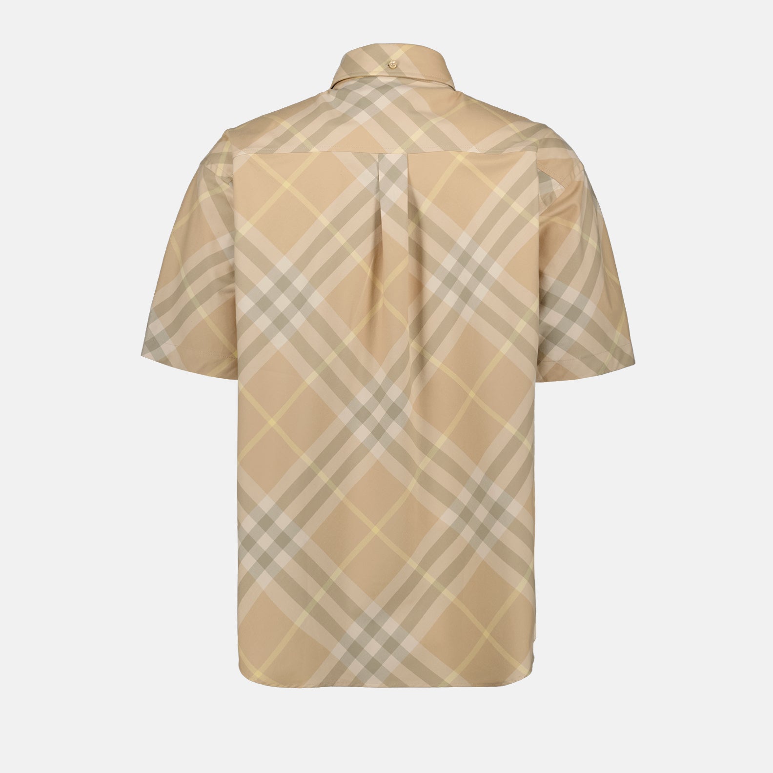 Camisas Camisa Xadrez Burberry Bege Homme