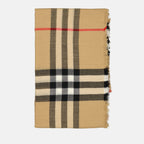 Scarves and gloves Checked scarf Burberry Beige Unisex
