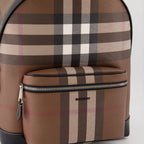 Backpacks Checkered backpack Burberry Brown Man
