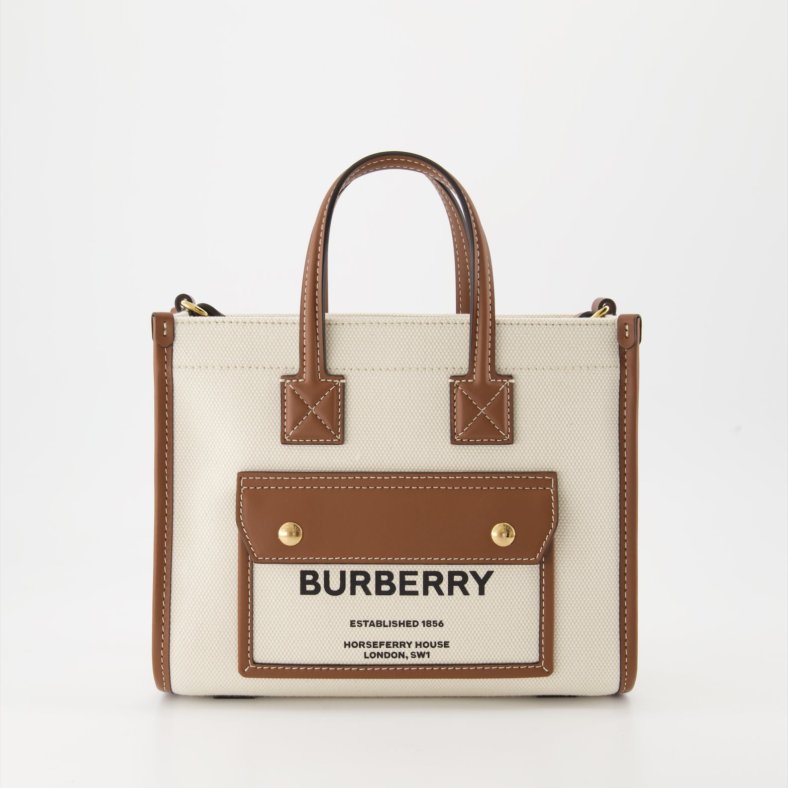 Bolsas tote Petit cabas Freya Burberry Bege Femme