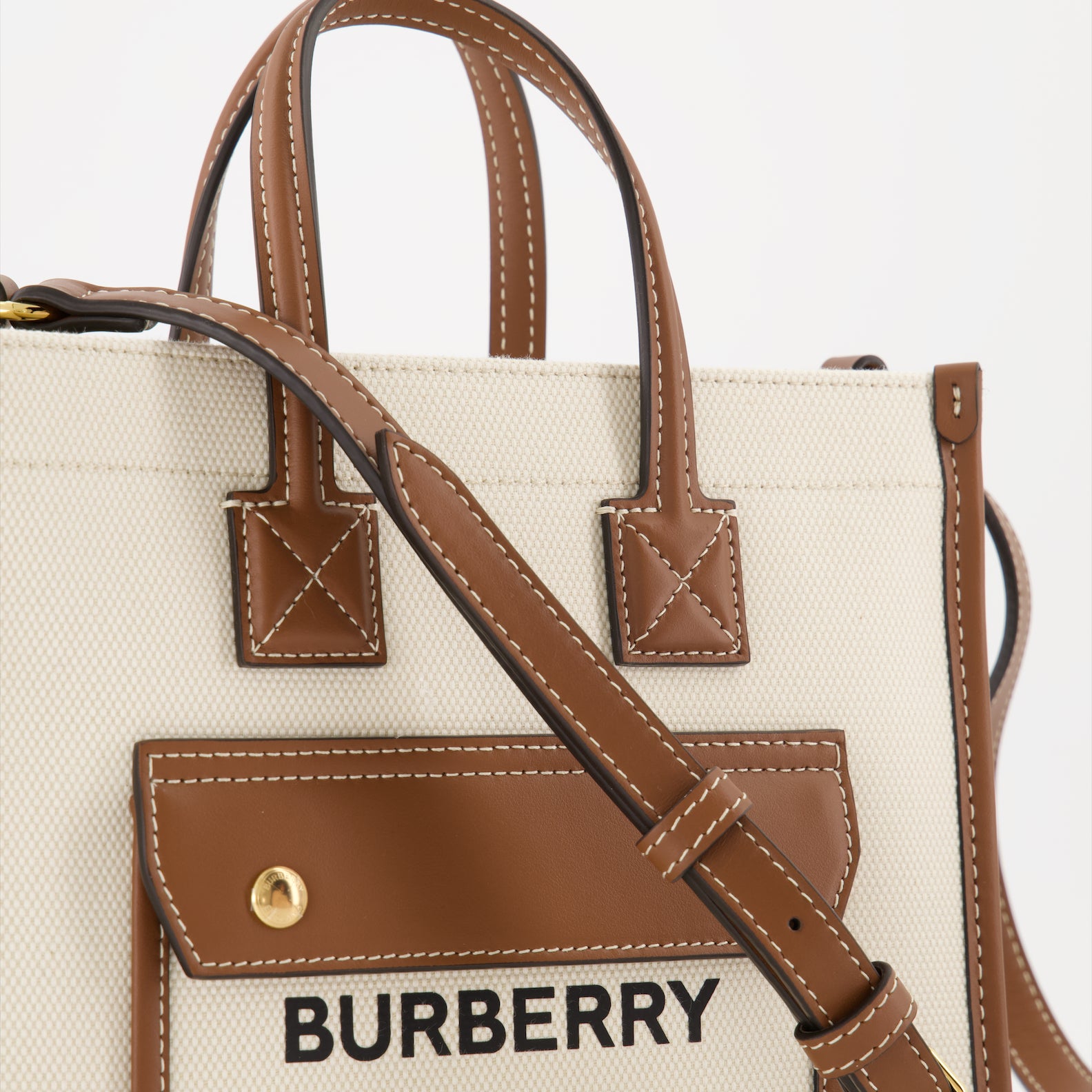 Bolsas tote Petit cabas Freya Burberry Bege Femme