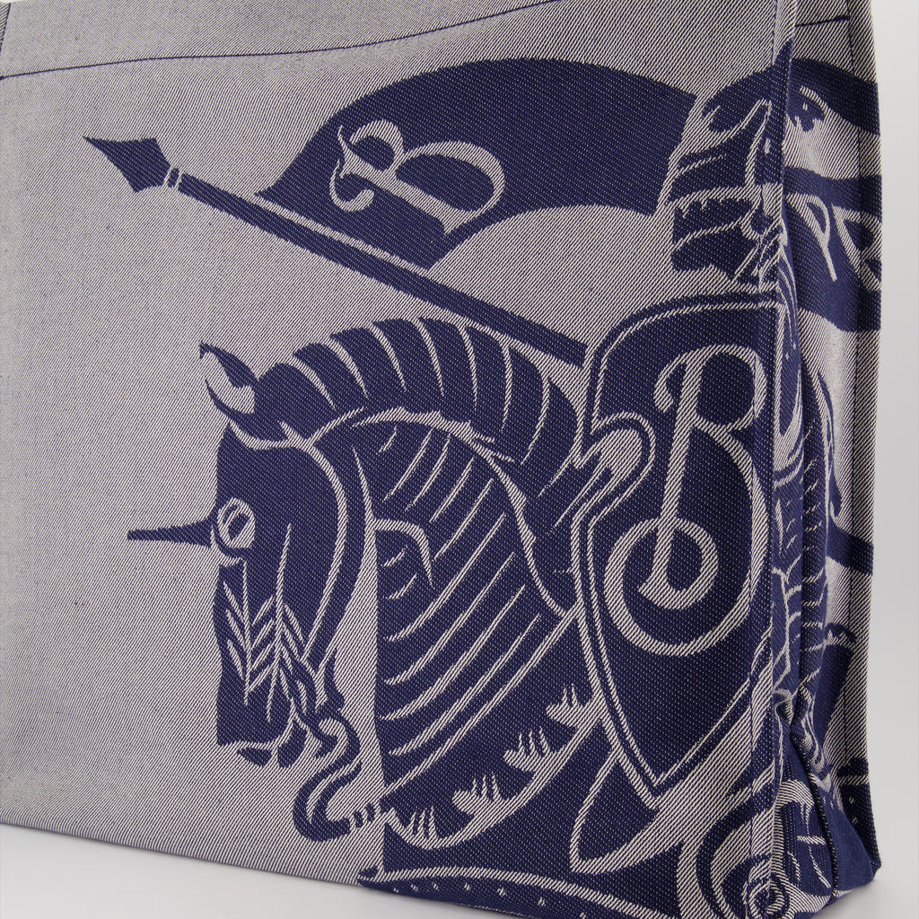 Borse tote Sac cabas EKD cavalier Burberry Grigio Homme