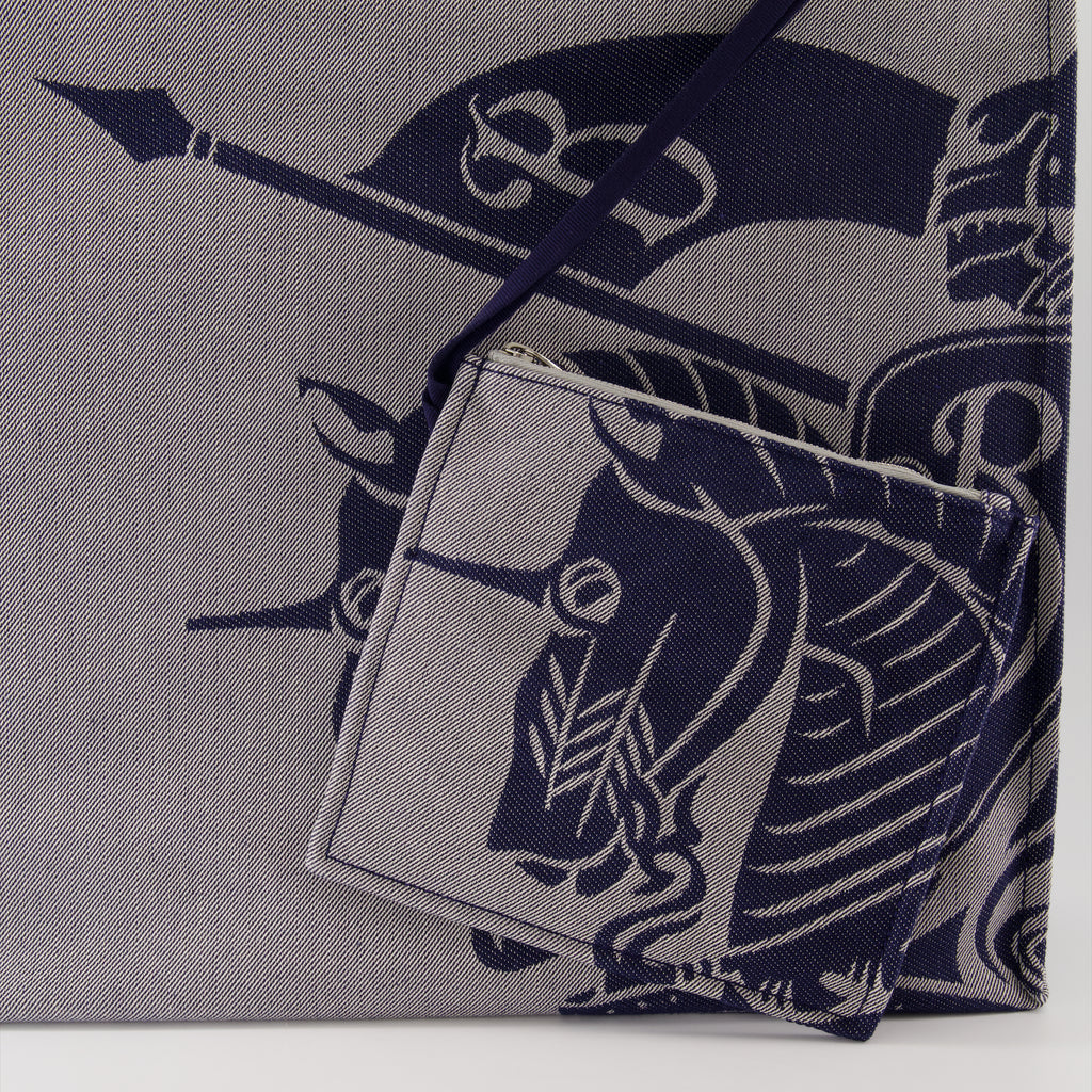 Borse tote Sac cabas EKD cavalier Burberry Grigio Homme