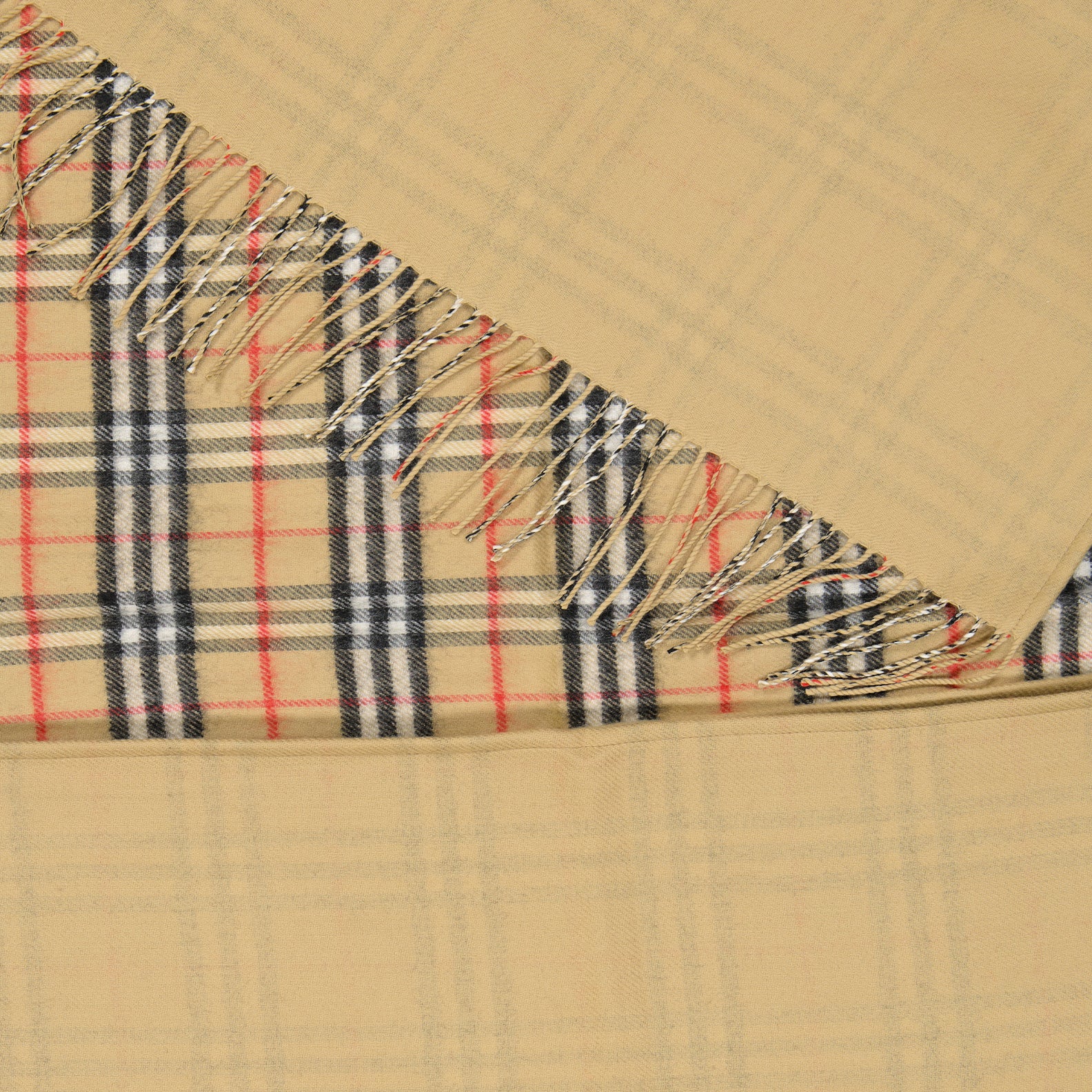 Jaquetas Cape réversible Burberry Bege Unissex