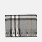 Scarves and gloves Cashmere scarf Burberry Gray Unisex