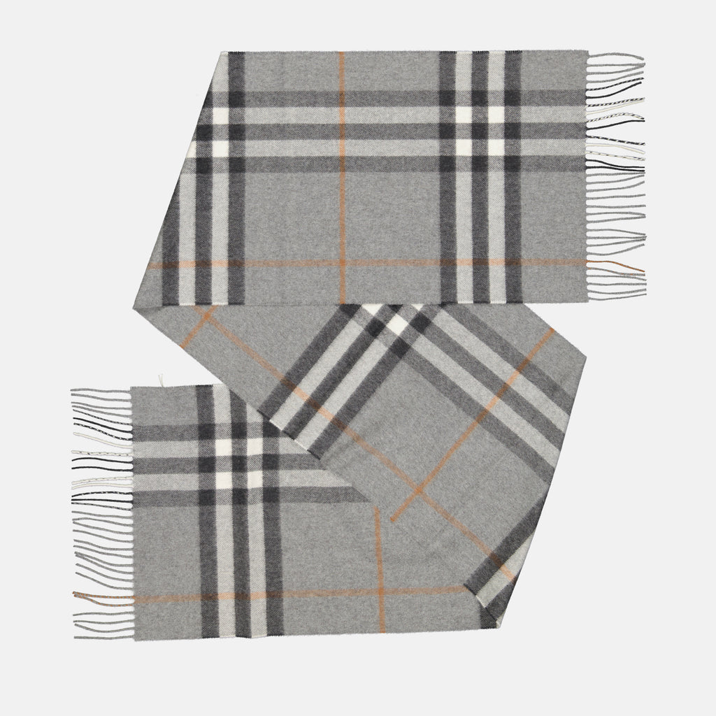 Scarves and gloves Cashmere scarf Burberry Gray Unisex