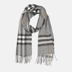 Scarves and gloves Cashmere scarf Burberry Gray Unisex