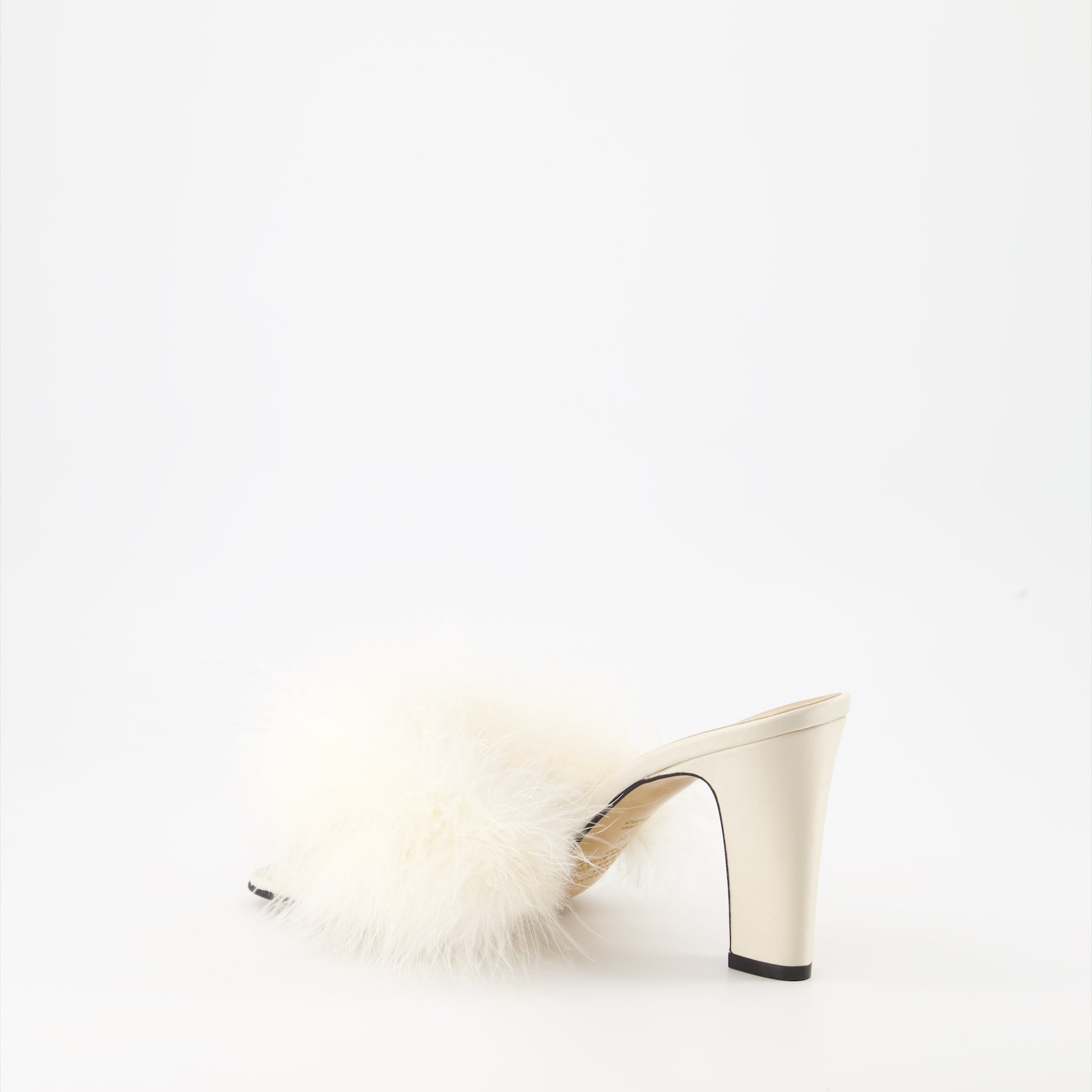 Open shoes Feathered mules Maison Margiela White Women