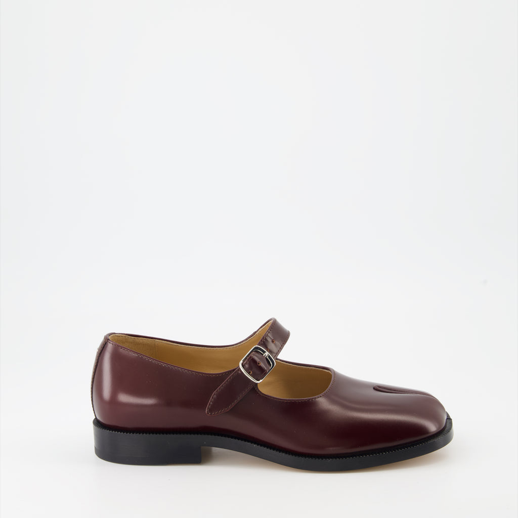 Chaussures plates Derbies Mary-Janes Maison Margiela Bordeaux Femme