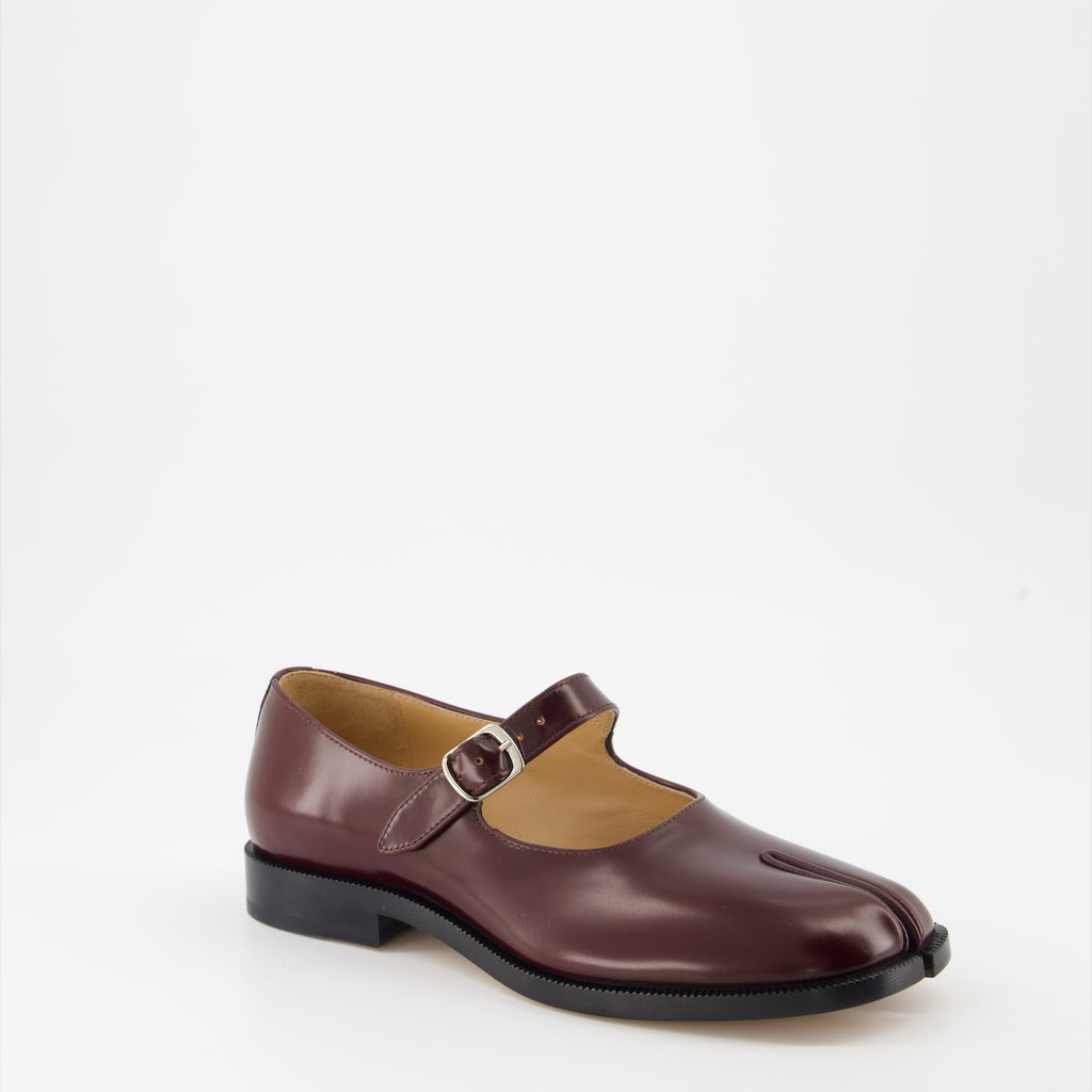 Chaussures plates Derbies Mary-Janes Maison Margiela Bordeaux Femme