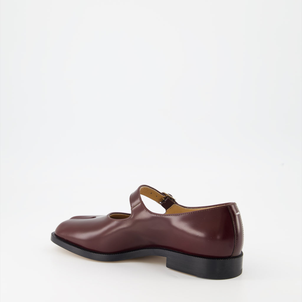 Chaussures plates Derbies Mary-Janes Maison Margiela Bordeaux Femme