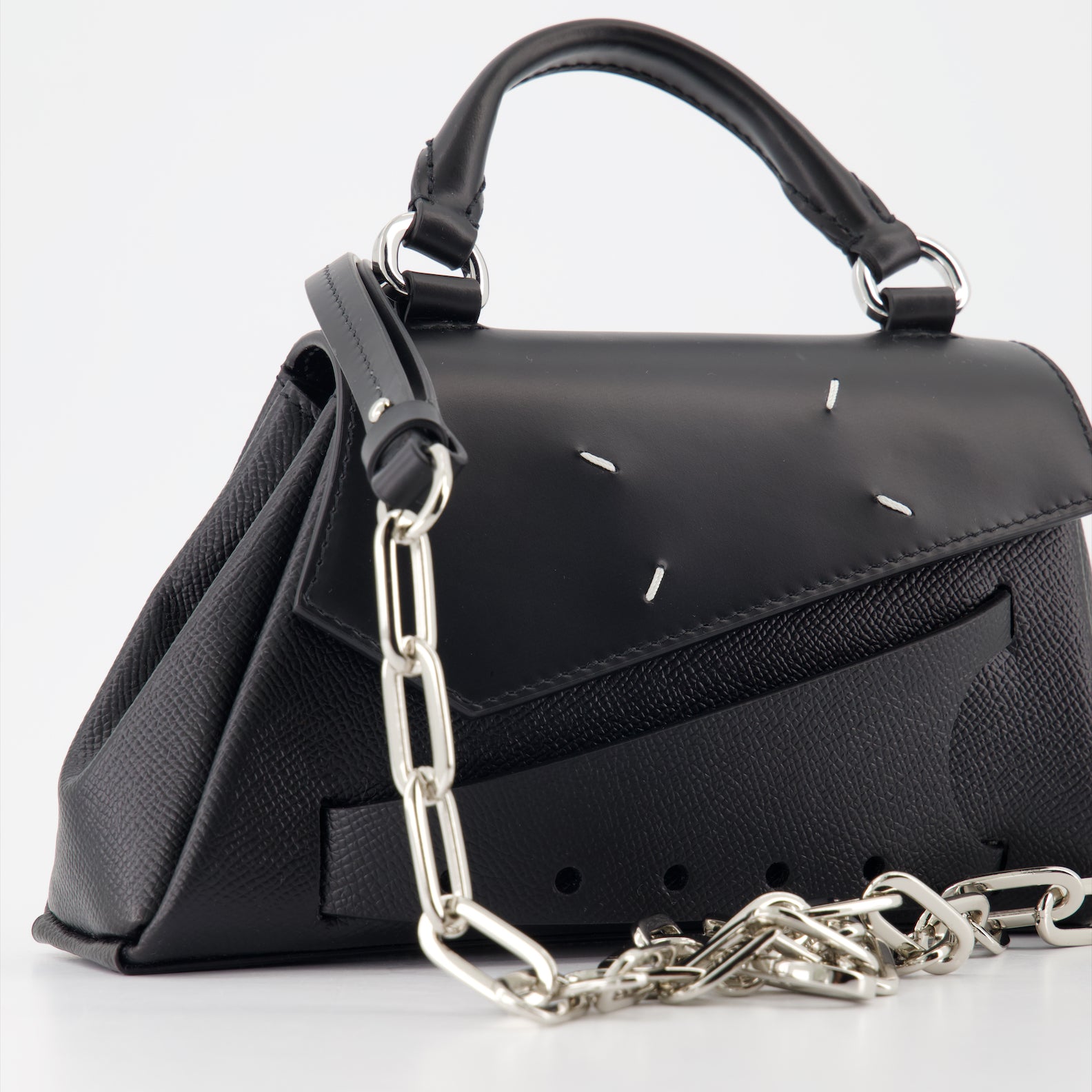 Borse a mano e a spalla Sac Snatched Maison Margiela Nero Unisex