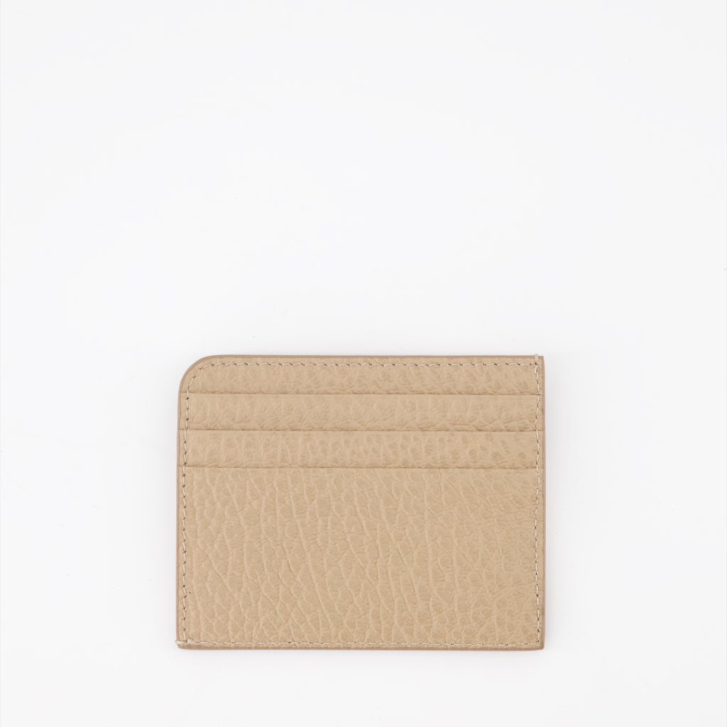 Kleine lederwaren Porte-cartes Four Stitches Maison Margiela Beige Femme