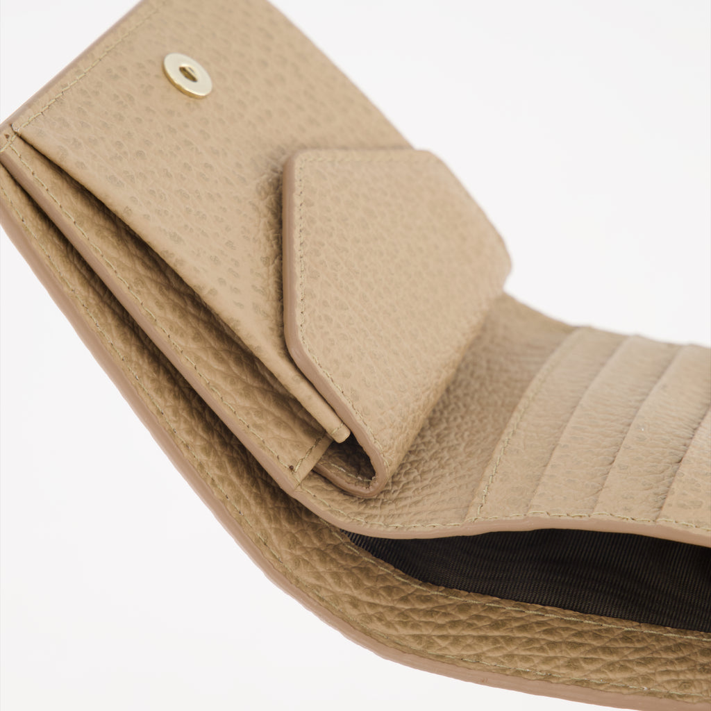 Kleine lederwaren Pote-cartes Four Stitches Maison Margiela Beige Unisex