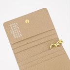Kleine lederwaren Portemonnaie Four Stitches Maison Margiela Beige Unisex