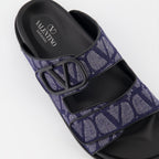 Scarpe aperte Sandales VLogo Valentino Garavani Blu scuro Homme