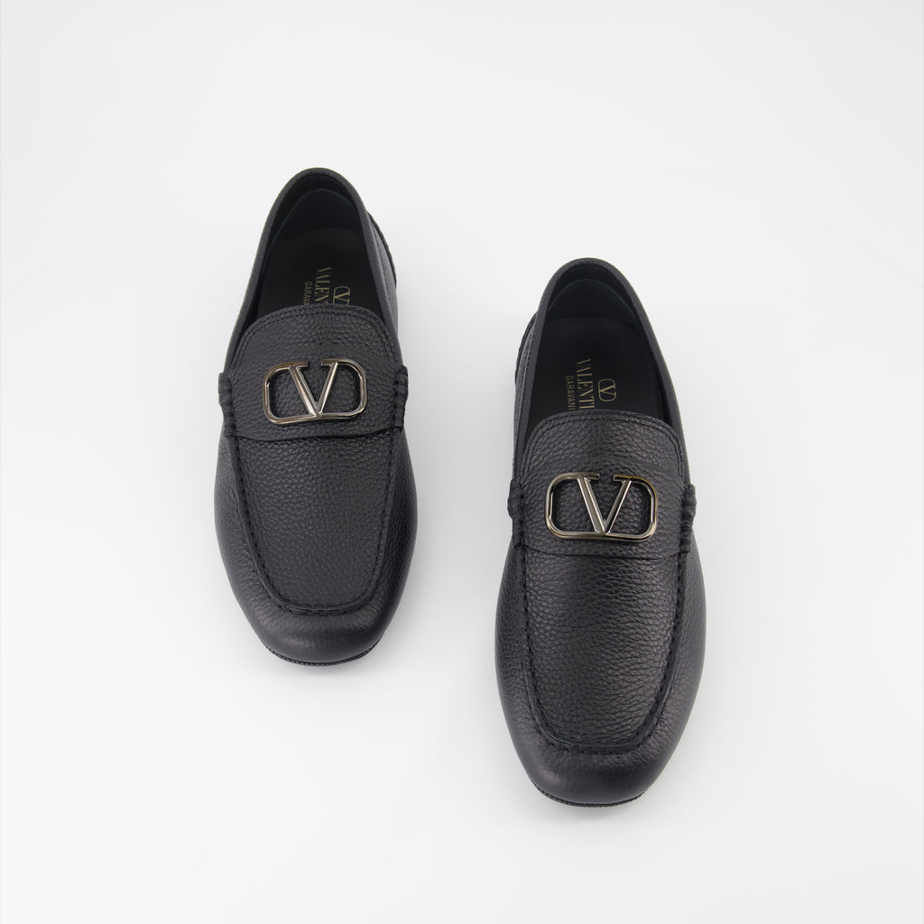 Loafer Mocassins VLogo Valentino Garavani Schwarz Homme