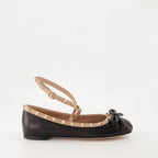 Ballerine Ballerines Rockstud Valentino Garavani Nero Femme