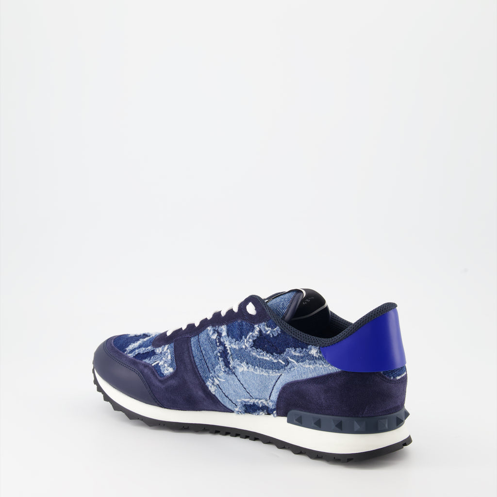 Sneakers Baskets Rockrunner Valentino Garavani Blu scuro Homme