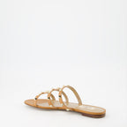 Chaussures ouvertes Mules Rockstud Valentino Garavani Marron Femme