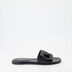 Open shoes VLogo slides Valentino Garavani Black Women