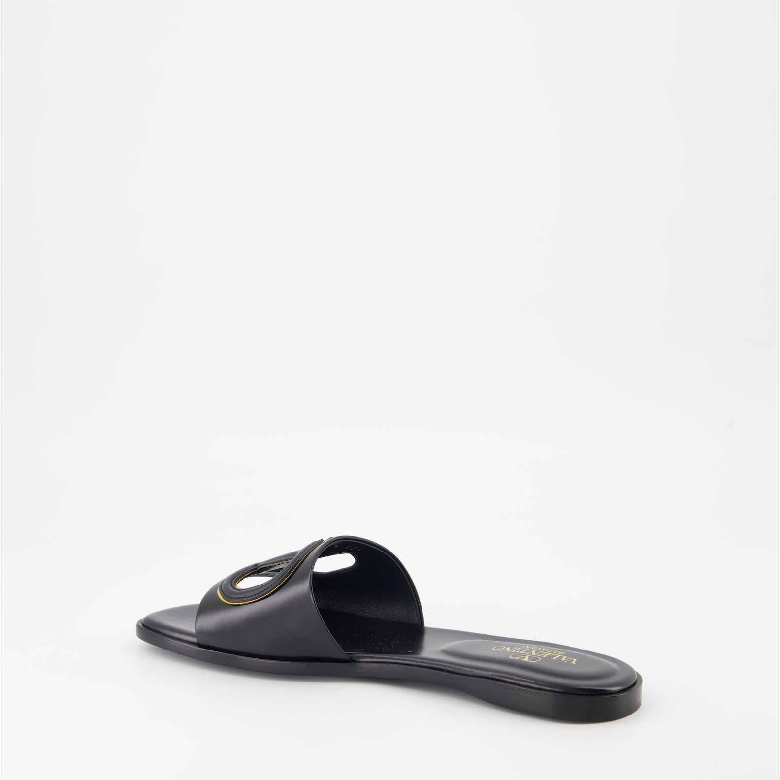 Open shoes VLogo slides Valentino Garavani Black Women