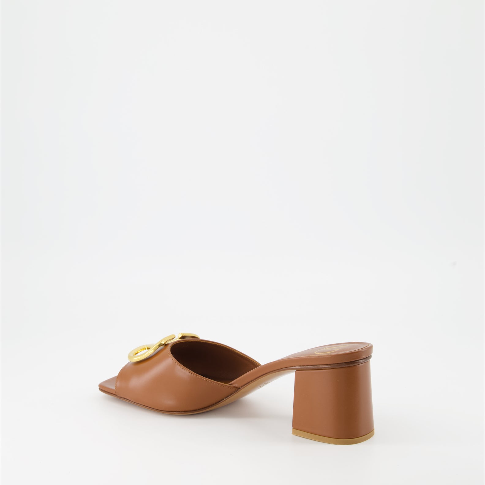 Offene schuhe Mules VLogo Valentino Garavani Braun Femme