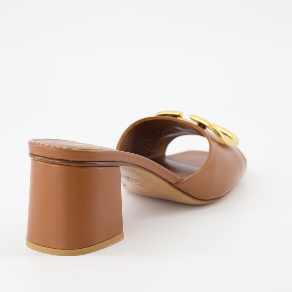 Offene schuhe Mules VLogo Valentino Garavani Braun Femme