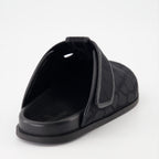 Open shoes Monogram Canvas Clogs Valentino Garavani Black Man
