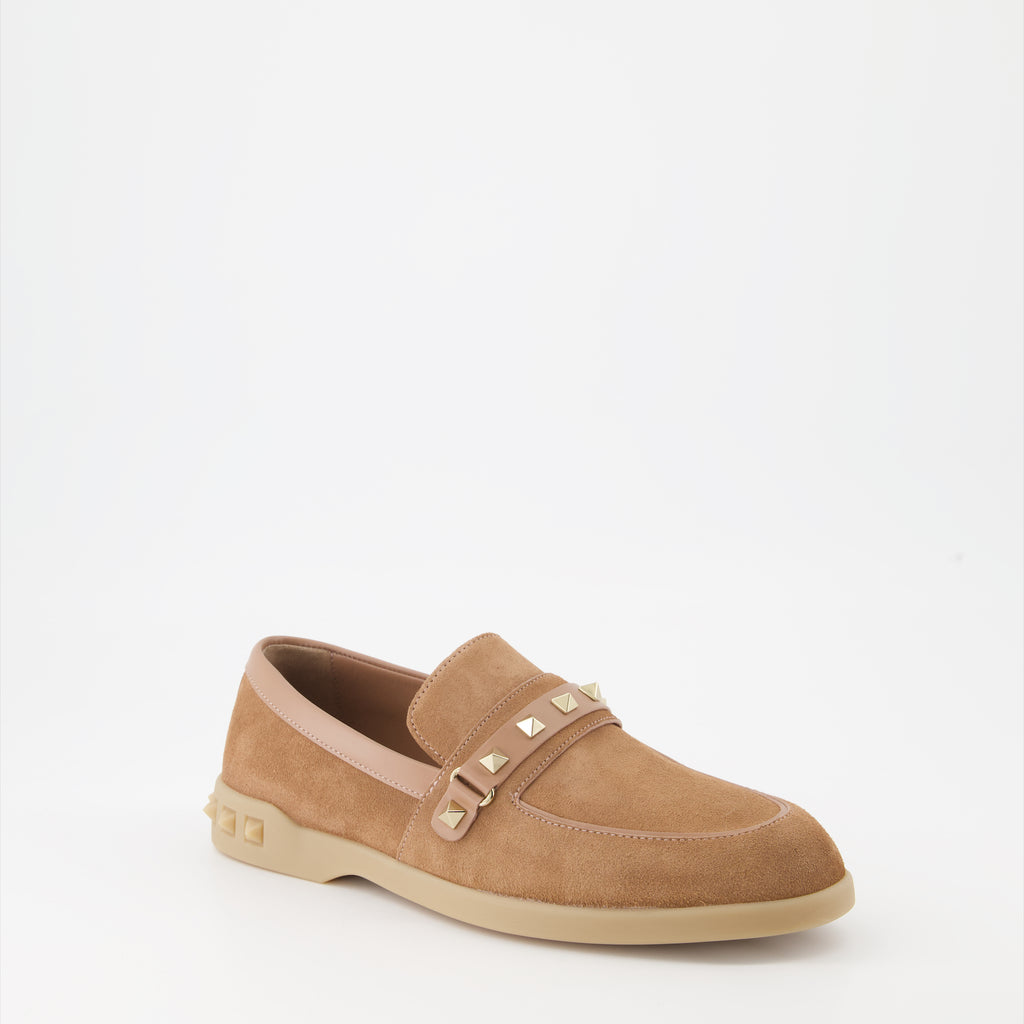 Loafer Mocassins Leisure Flows Valentino Garavani Braun Femme