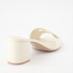 Offene schuhe Mules VLogo Valentino Garavani Weiß Femme