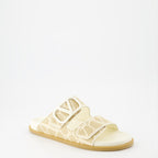 Zapatos abiertos Sandales Iconographe Valentino Garavani Beige Femme
