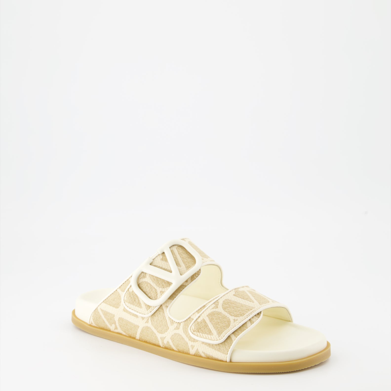 Zapatos abiertos Sandales Iconographe Valentino Garavani Beige Femme