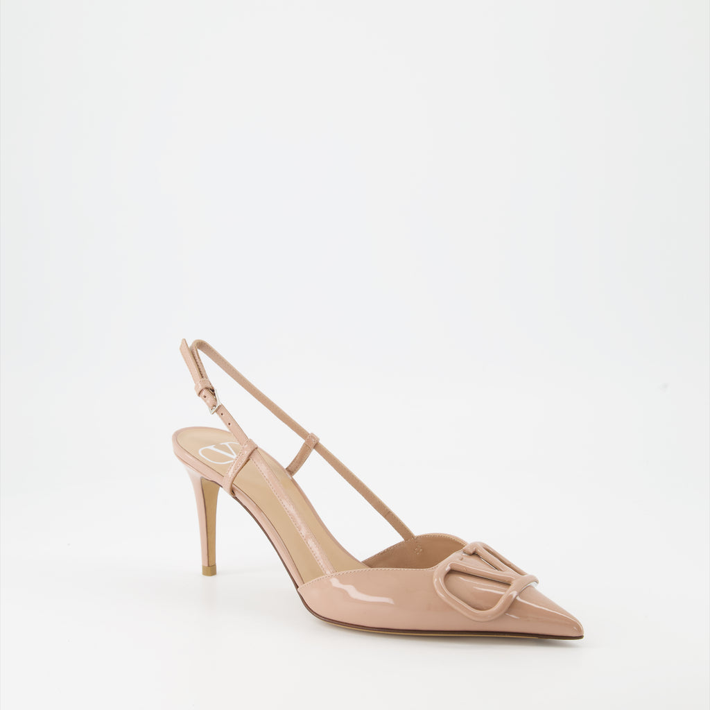 Pumps Escarpins VLogo Valentino Garavani Beige Femme