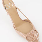 Pumps Escarpins VLogo Valentino Garavani Beige Femme