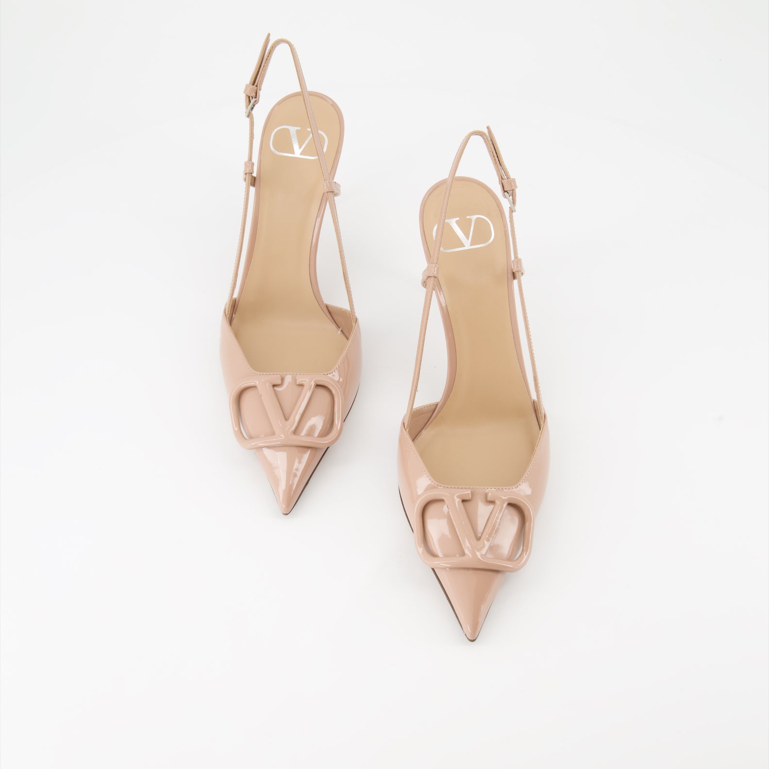 Pumps Escarpins VLogo Valentino Garavani Beige Femme