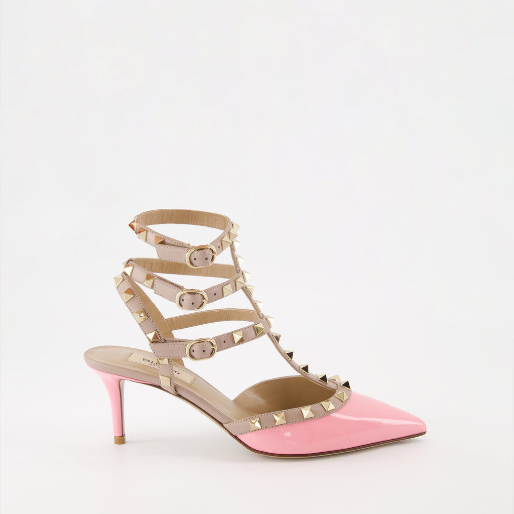 Pumps Escarpins Rockstud Valentino Garavani Rosa Femme