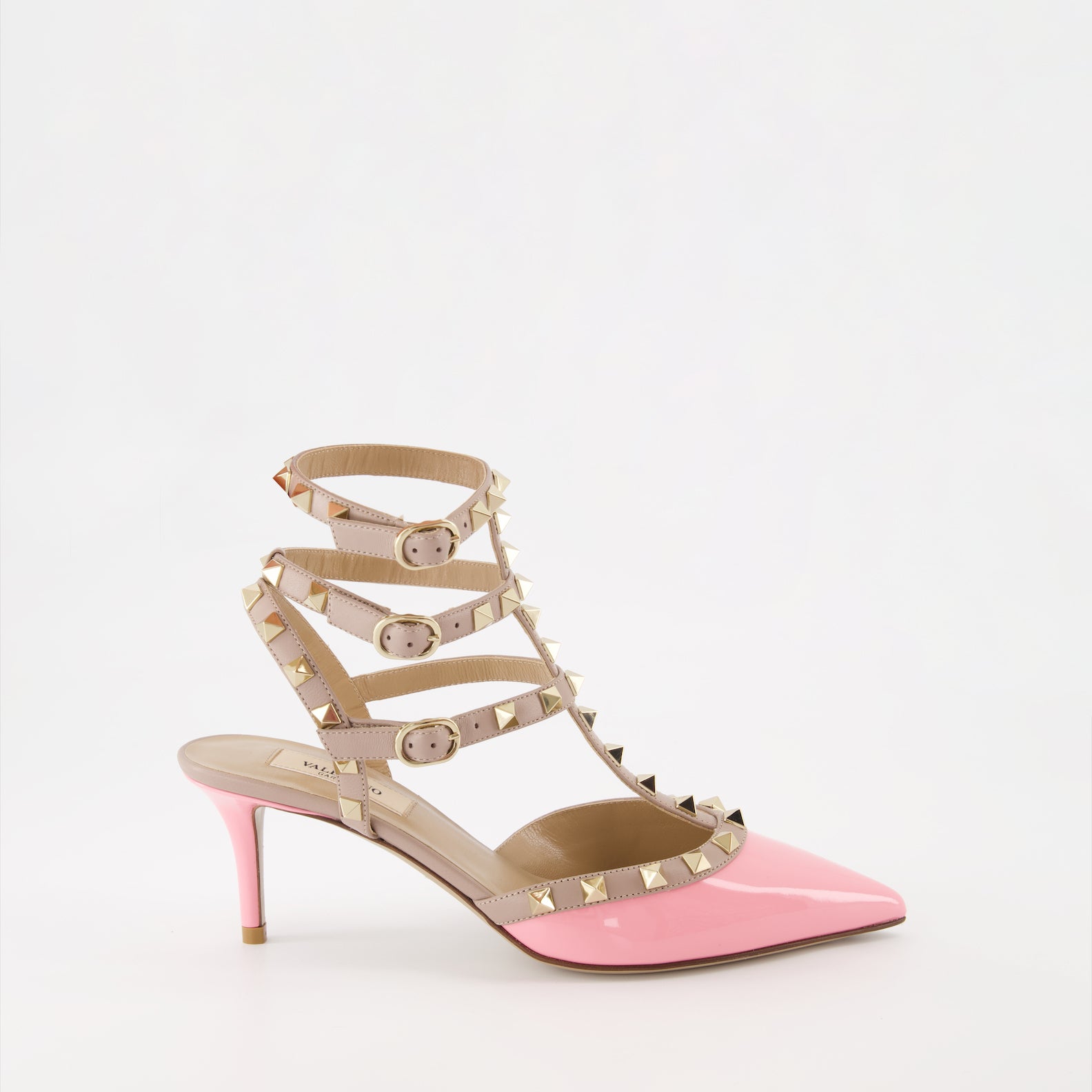 Pumps Escarpins Rockstud Valentino Garavani Rosa Femme