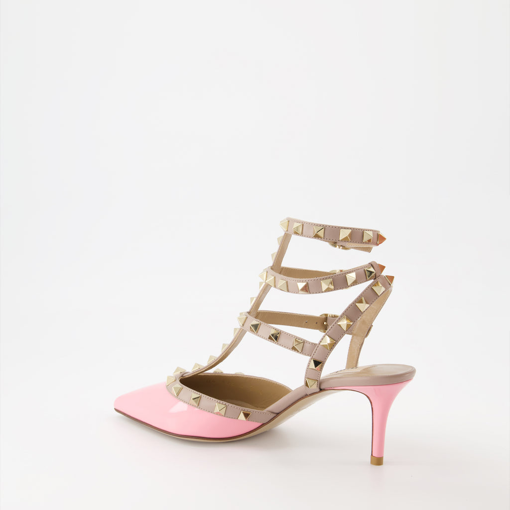 Pumps Escarpins Rockstud Valentino Garavani Rosa Femme