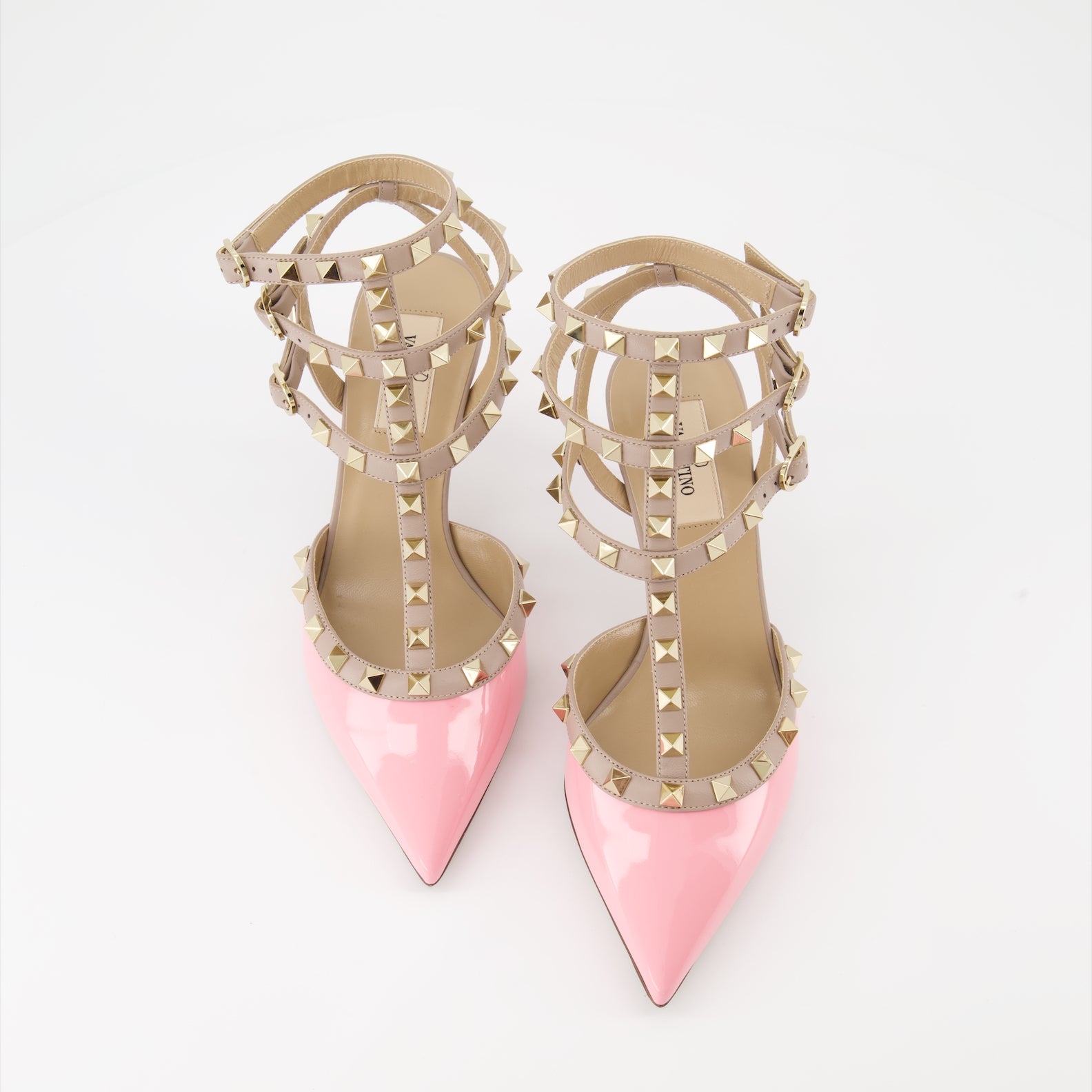 Pumps Escarpins Rockstud Valentino Garavani Rosa Femme