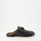 Chaussures ouvertes Mocassins sabot VLogo Valentino Garavani Noir Homme