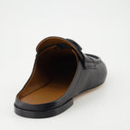 Chaussures ouvertes Mocassins sabot VLogo Valentino Garavani Noir Homme