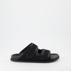 Open shoes VLogo slides Valentino Garavani Black Man