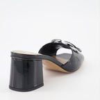 Offene schuhe Mules VLogo à talon Valentino Garavani Schwarz Femme