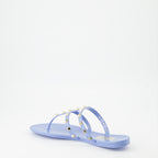 Offene schuhe Tongs Rockstud Valentino Garavani Blau Femme