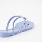 Offene schuhe Tongs Rockstud Valentino Garavani Blau Femme